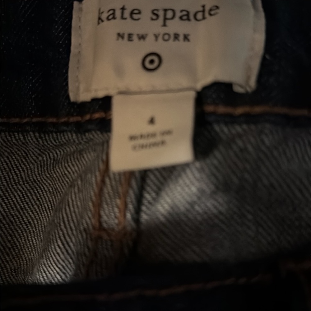 KATE SPADE New York ♠️Women’s High-Rise Straight Leg Wide Cuff Jeans - Picture 6 of 8